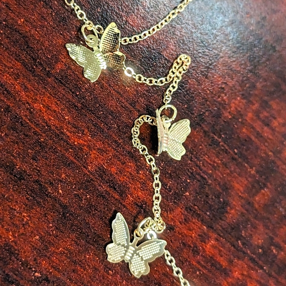 Butterfly Anklet/Toe Ring - Picture 2 of 2